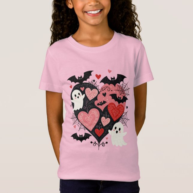 Spooky And Sweet Valloween T-Shirt (Vorderseite)