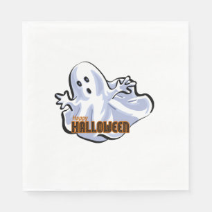 Spooky Animals Ghost Serviette