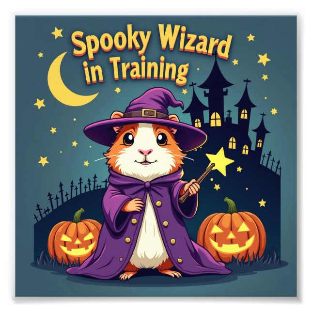 Spooky-Assistent im Training Fotodruck (Vorne)