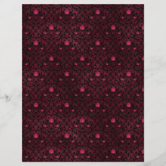 Spooky Autumn Gothbook Scrapbook Paper Sheet