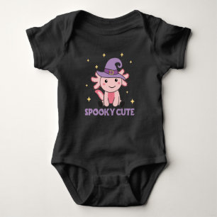 Spooky Axolotl liebt Niedliche Tiere zu Halloween Baby Strampler