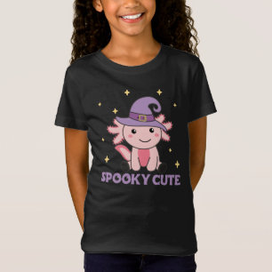 Spooky Axolotl liebt Niedliche Tiere zu Halloween T-Shirt