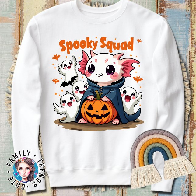 Spooky Axolotl Squad Sweatshirt (Von Creator hochgeladen)