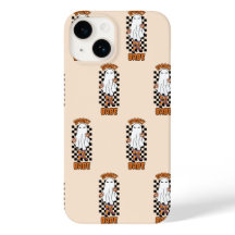 "Spooky Babe" Frau Halloween Ghost Orange