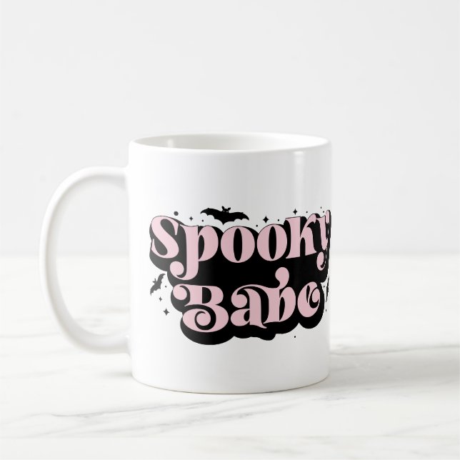 Spooky Babe Halloween Kaffeetasse (Links)