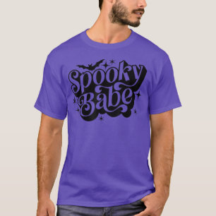 Spooky Babe Pumpkin Spookkin Jahreszeit Frauen Hal T-Shirt