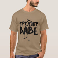 Spooky Babe Vibes Funny Design Halloween Fall