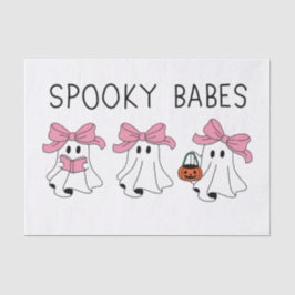 Spooky babes cute ghost seidenpapier