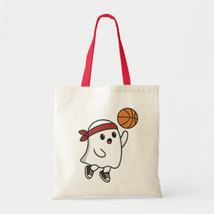 Spooky Basketball Ghost Tragetasche