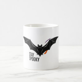 Spooky Bat bleibe - Minimalistisches, modernes Hal Kaffeetasse