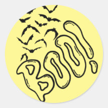 Spooky Bats und Boo Halloween Design