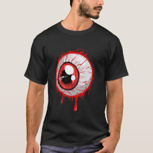 Spooky Beängstigend Creepy Eyeball Funny Halloween T-Shirt