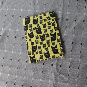 Spooky Black Cats Postkarte