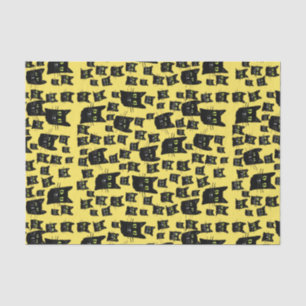 Spooky Black Cats Seidenpapier