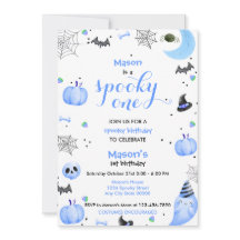 Spooky Blue Ghost 1. Geburtstag