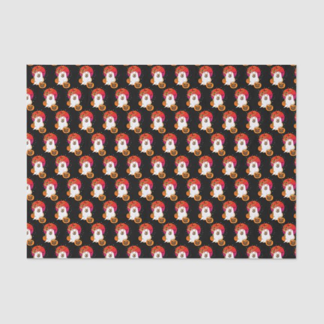 SPOOKY BOO-DOG - Blatt Papier (Vorderseite)