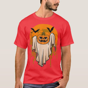 Spooky Boo Ghost mit KürbisHalloween-Kostüm T-Shirt