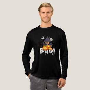Spooky "BOO!" Halloween-T - Shirt mit Spuk Haus