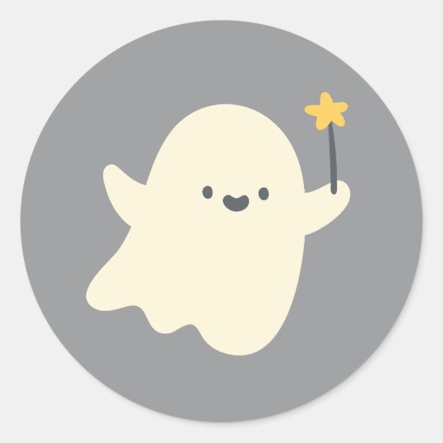 Spooky Boo Sticker (Vorderseite)