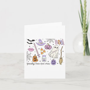 Spooky Boo-tox Crew Halloween Botox Krankenschwest Karte