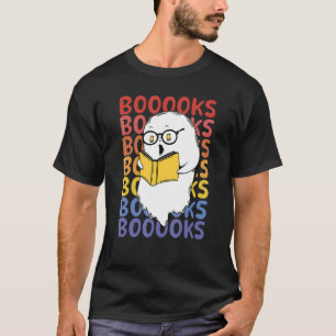 Spooky Booooks Reading Ghost - Für die Liebe von B T-Shirt