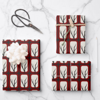 Spooky Branch Retro Deko Fusion Geschenkpapier Set