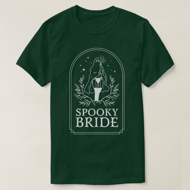 Spooky Bride Junggeselinnen-Abschied Brautparty Ha T-Shirt (Design vorne)