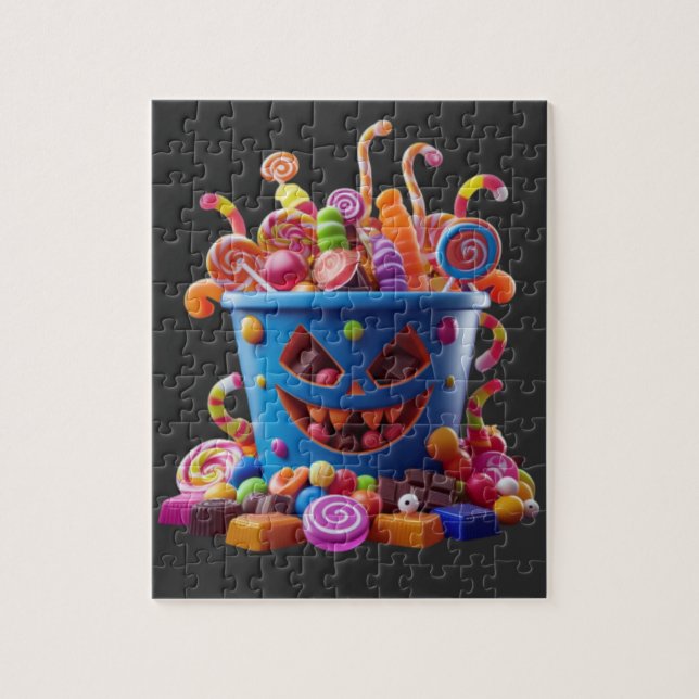 Spooky Candy Bucket - Halloween-Leckereien (Vertikal)