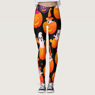 Spooky Candy Night Stretch Pants Leggings