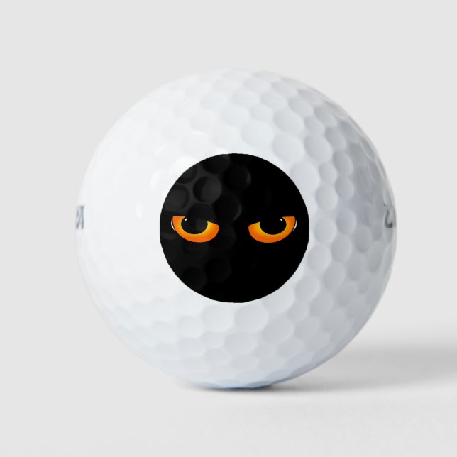 Spooky Cat Eyes Golfball (Vorderseite)