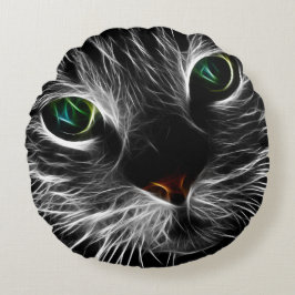 Spooky Cat Feline Soul Spirit Animal Throw Kissen