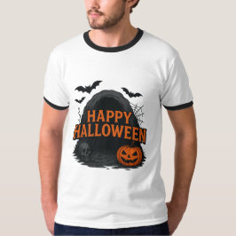 Spooky Cave Halloween Greeting T-Shirt