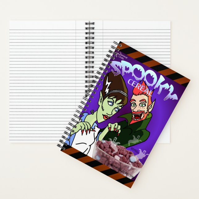 Spooky Cereal Notebook Notizbuch (Innen)