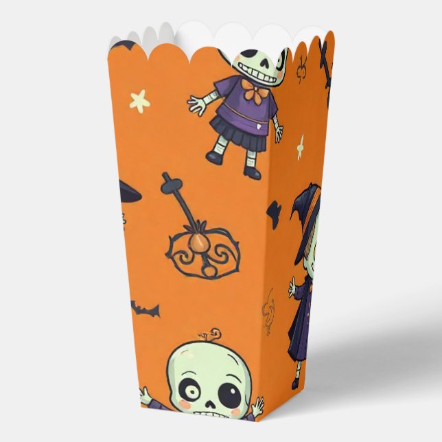 Spooky Chic Halloween Kissen - beängstigend festli Geschenkschachtel (Rückseite)
