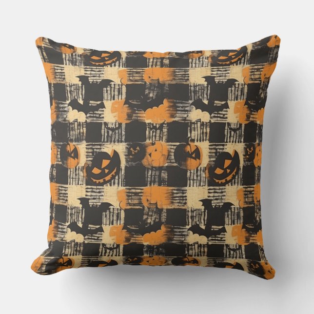 Spooky Chic Halloween-Kissen Kissen (Vorderseite)