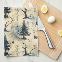 Spooky Christmas Tree Geschirrtuch