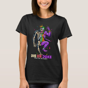 Spooky Clown Skeleton King mit Kronen für Spooky H T-Shirt