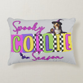 Spooky Collie Halloween Dekokissen