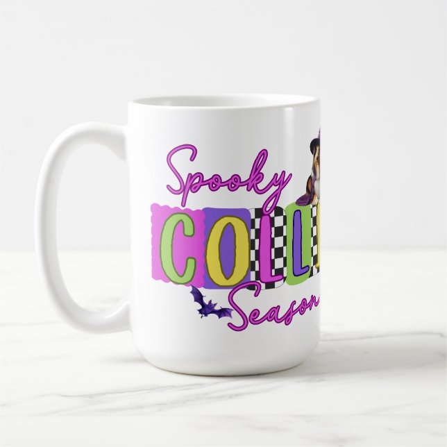 Spooky Collie Halloween Tasse (Links)