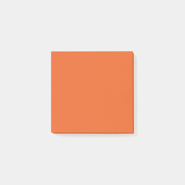 Spooky Colors - Deep Orange Post-it Klebezettel (Vorderseite)