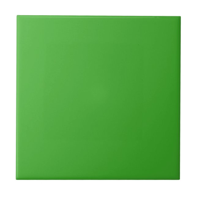 Spooky Colors - Helle grüne Keramik Tile Fliese (Vorderseite)