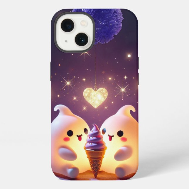 Spooky Couple Phone Case iPhone Hülle (Rückseite)