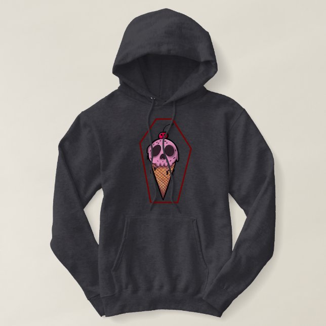Spooky  Cream Unisex Hoodie (Design vorne)