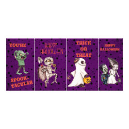 Spooky-Creepy-Kid's Halloween-Klassenkarte Werbekarte