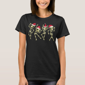 Spooky Creepy Weihnachten Niedliche Weihnachtsmann T-Shirt