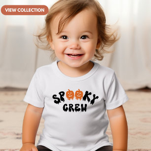 Spooky Crew Halloween Matching Family Kleinkind T-shirt