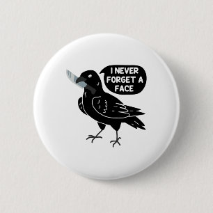 Spooky Crow mit Messer Button
