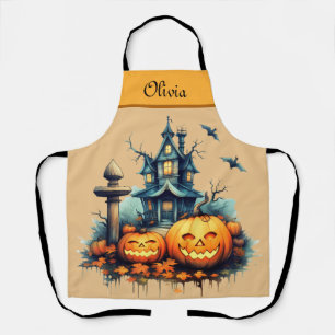 Spooky Custom All-over Print Halloween-Schürze Schürze