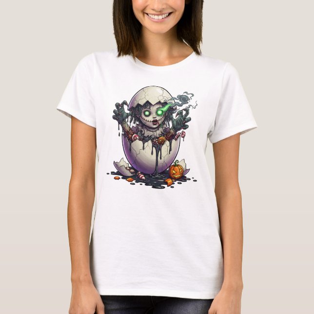 Spooky Cute Egg Girl T-Shirt (Vorderseite)
