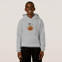 Spooky Cute Halloween Party – Kawaii Pumpkin Ghost Hoodie